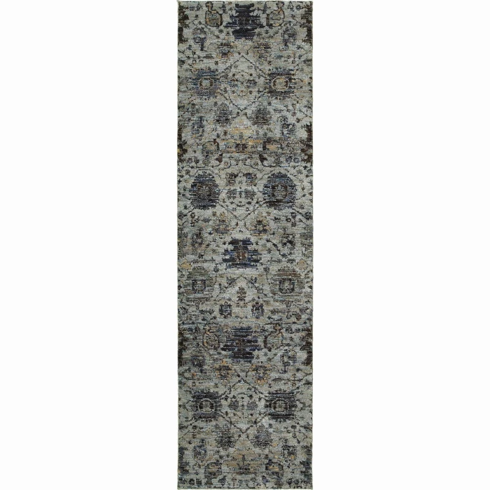 Oriental Weavers Area Rug Andorra 7120A Blue 6' 7" X  9' 6"
