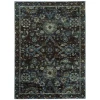 Oriental Weavers Andorra 7124A Navy/ Blue Area Rug 8 ft. 6 in. X 11 ft. 7 in. Rectangle