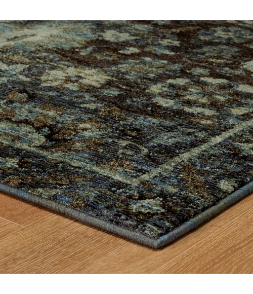 Oriental Weavers Area Rug Andorra 7124A Navy 1'10" X  3' 2"