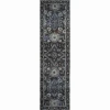 Oriental Weavers Andorra 7124A Navy/ Blue Area Rug 2 ft. 3 in. X 8 ft. 0 in. Runner