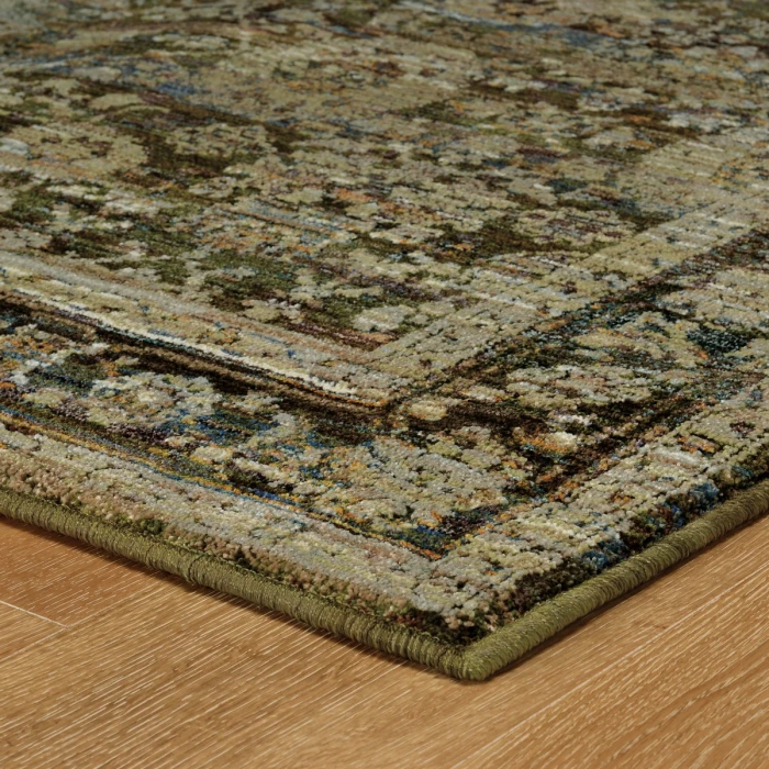 Oriental Weavers Area Rug Andorra 7125C Green 7'10" X 10'10"