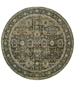 Oriental Weavers Andorra 7125C Green/ Brown Area Rug 7 ft. 10 in. Round