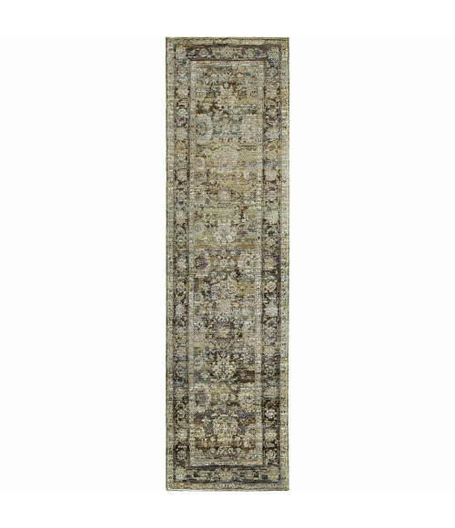 Oriental Weavers Area Rug Andorra 7125C Green 7'10"
