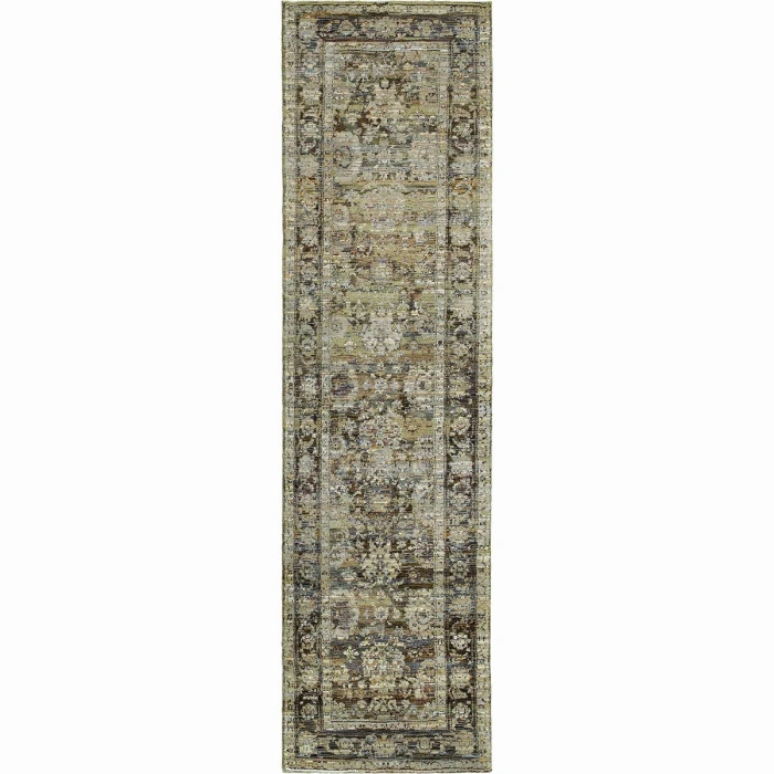 Oriental Weavers Area Rug Andorra 7125C Green 7'10" X 10'10"
