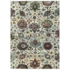 Oriental Weavers Andorra 7129A Stone/ Multi Area Rug 8 ft. 6 in. X 11 ft. 7 in. Rectangle