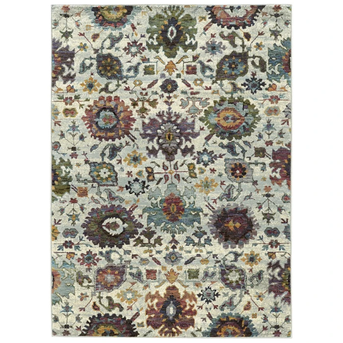 Oriental Weavers Area Rug Andorra 7129A Stone 1'10" X  3' 2"
