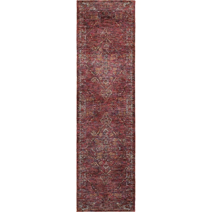Oriental Weavers Area Rug Andorra 7135E Red 8' 6" X 11' 7"