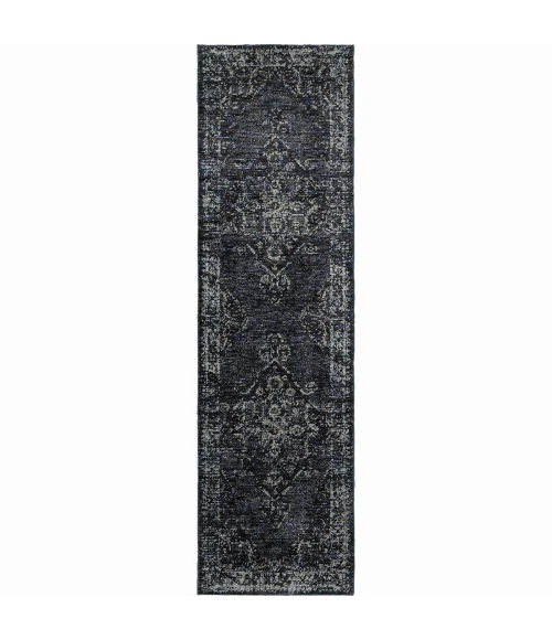 Oriental Weavers Area Rug Andorra 7135F Blue 3' 3" X  5' 2"