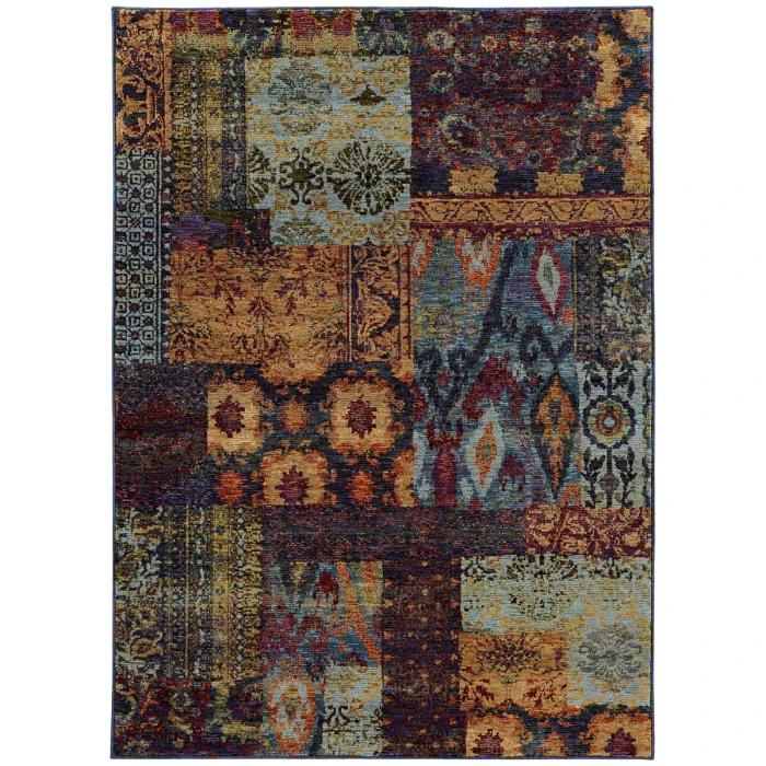 Oriental Weavers Area Rug Andorra 7137A Multi 6' 7" X  9' 6"
