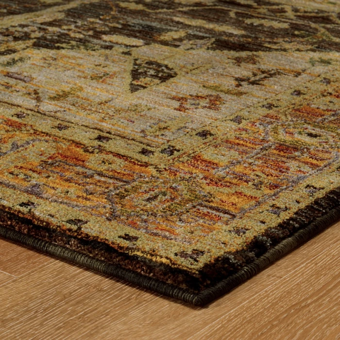 Oriental Weavers Area Rug Andorra 7138B Gold 2' 6" X 12' 0" Runner