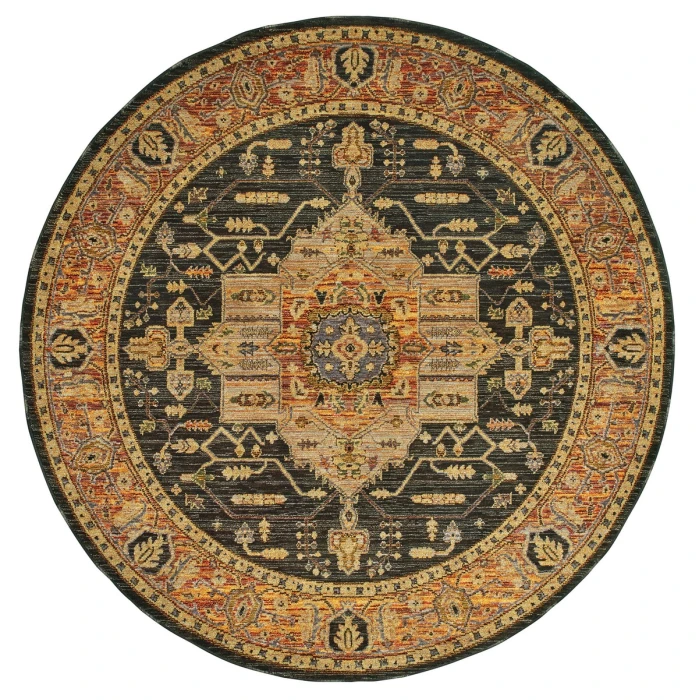 Oriental Weavers Area Rug Andorra 7138B Gold 2' 6" X 12' 0" Runner