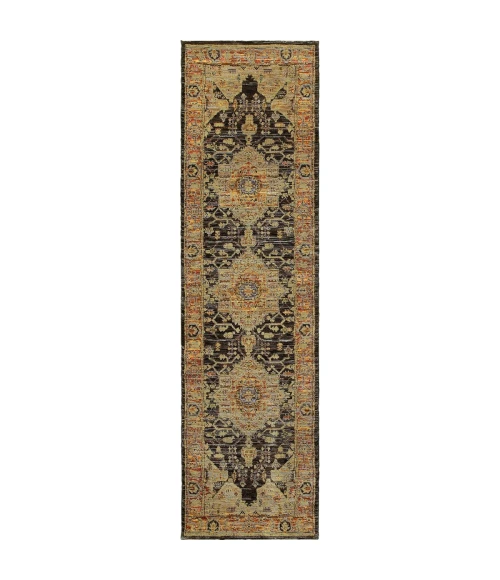 Oriental Weavers Area Rug Andorra 7138B Gold 7'10"