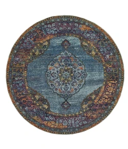 Oriental Weavers Andorra 7139A Blue/ Multi Area Rug 10 ft. 0 in. X 13 ft. 2 in. Rectangle