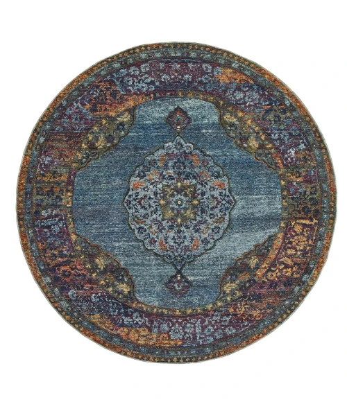 Oriental Weavers Area Rug Andorra 7139A Blue 10' 0" X 13' 2"
