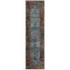 Oriental Weavers Andorra 7139A Blue/ Multi Area Rug 2 ft. 3 in. X 8 ft. 0 in. Runner