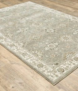 Oriental Weavers Andorra 8929H Grey/ Ivory Area Rug 6 ft. 7 in. X 9 ft. 6 in. Rectangle