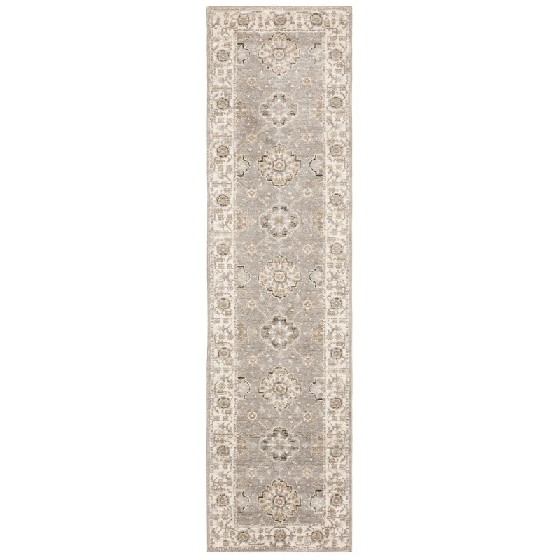Oriental Weavers Area Rug Andorra 8929H Grey 5' 3" X  7' 3"