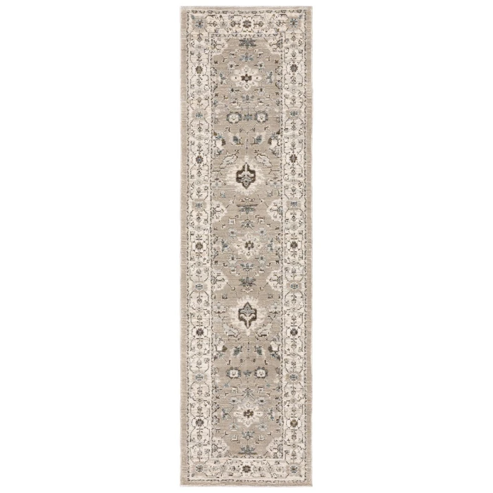 Oriental Weavers Area Rug Andorra 8930L Beige 2' 3" X  8' 0" Runner