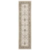 Oriental Weavers Andorra 9537P Ivory/ Blue Area Rug 2 ft. 6 in. X 12 ft. 0 in. Runner