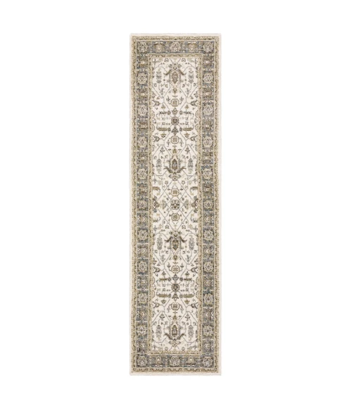 Oriental Weavers Area Rug Andorra 9537P Ivory 5' 3" X  7' 3"