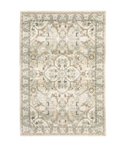 Oriental Weavers Andorra 9818G Beige/ Ivory Area Rug 10 ft. 0 in. X 13 ft. 2 in. Rectangle