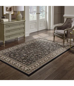 Oriental Weavers Ariana 213K8 Black/ Ivory Area Rug 8 ft. Square