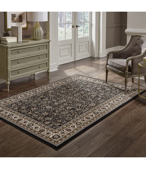 Oriental Weavers Area Rug Ariana 213K8 Black 7'10" X 11'