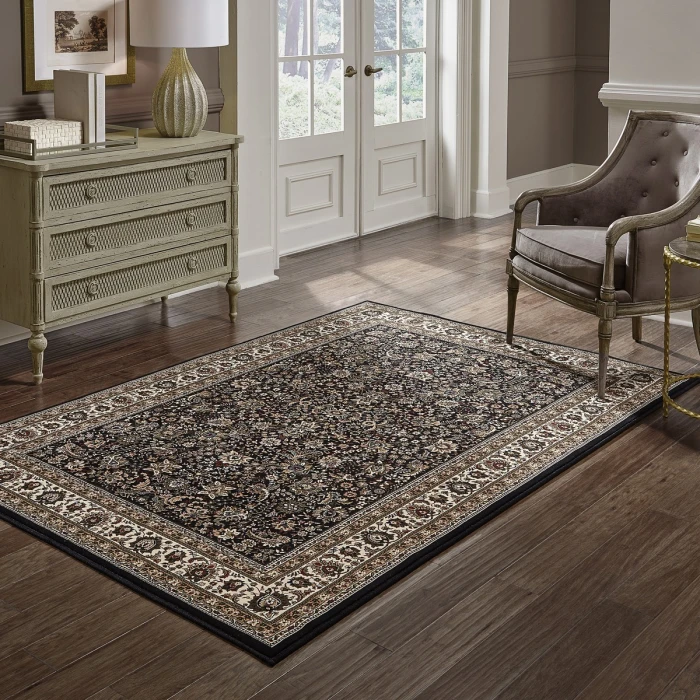Oriental Weavers Area Rug Ariana 213K8 Black 6'