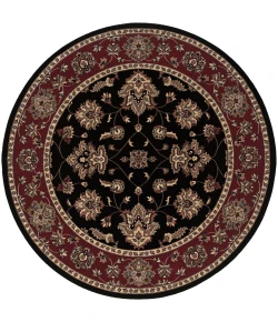 Oriental Weavers Ariana 623M3 Black/ Red Area Rug 8 ft. Square