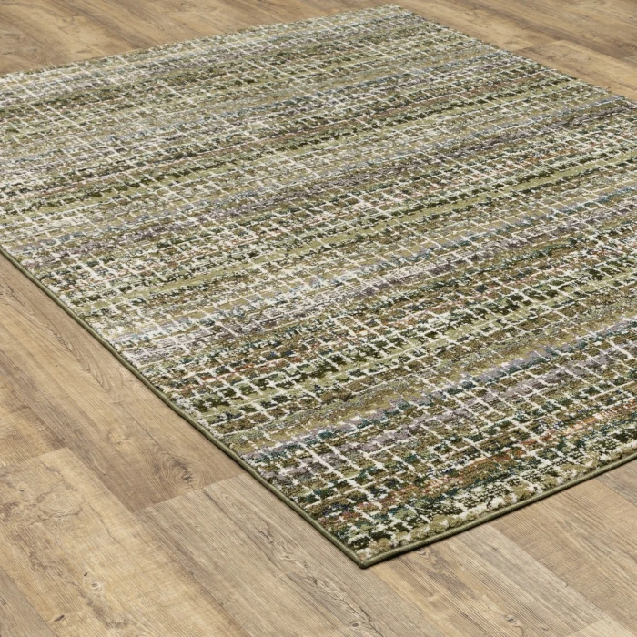 Oriental Weavers Area Rug Atlas 747A0 Green 6' 7" X  9' 6"