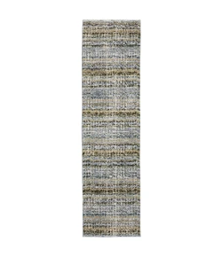 Oriental Weavers Atlas 747B0 Blue/ Green Area Rug 2 ft. 3 in. X 8 ft. 0 in. Runner