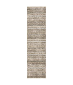 Oriental Weavers Atlas 747E0 Ivory/ Grey Area Rug 2 ft. 6 in. X 12 ft. 0 in. Runner