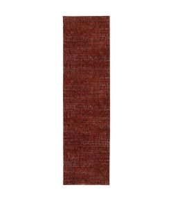 Oriental Weavers Atlas 8033K Red/ Rust Area Rug 2 ft. 3 in. X 8 ft. 0 in. Runner