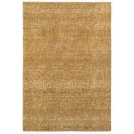 Oriental Weavers Atlas 8033R Gold/ Yellow Area Rug 5 ft. 3 in. X 7 ft. 3 in. Rectangle