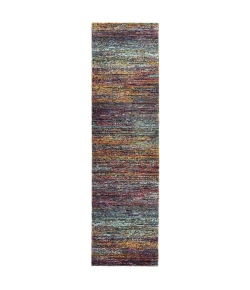 Oriental Weavers Atlas 8037B Multi/ Multi Area Rug 2 ft. 3 in. X 8 ft. 0 in. Runner
