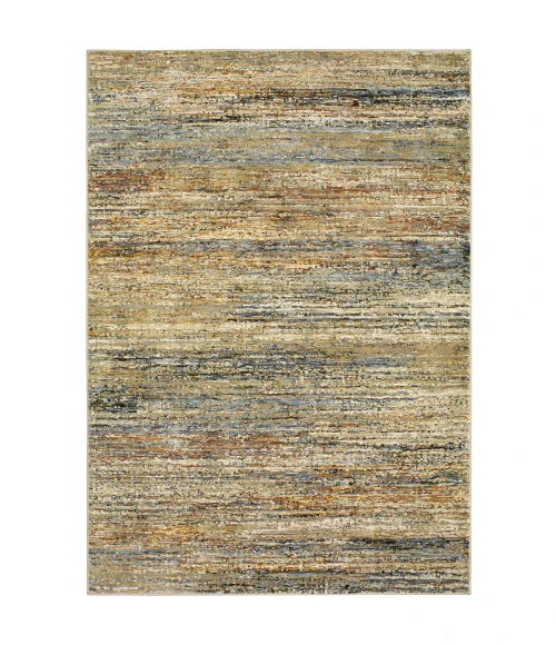 Oriental Weavers Area Rug Atlas 8037J Gold 6' 7" X  9' 6"