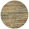 Oriental Weavers Atlas 8037J Gold/ Green Area Rug 7 ft. 10 in. Round