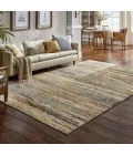 Oriental Weavers Area Rug Atlas 8037J Gold 6' 7" X  9' 6"