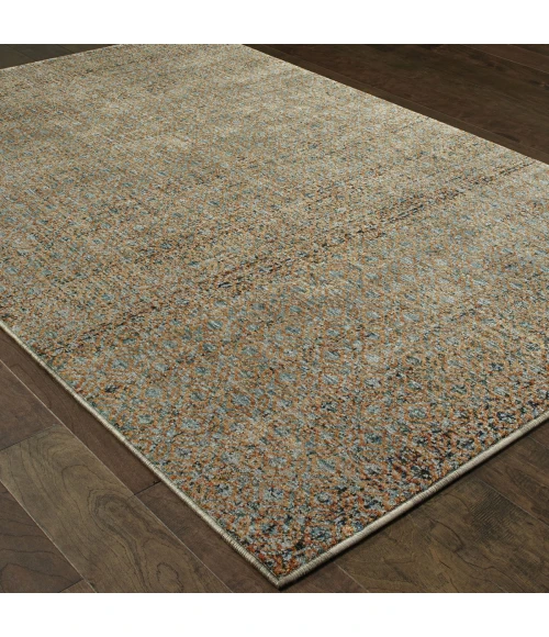Oriental Weavers Area Rug Atlas 8048B Blue 8' 6" X 11' 7"
