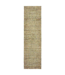 Oriental Weavers Atlas 8048B Blue/ Gold Area Rug 2 ft. 3 in. X 8 ft. 0 in. Runner