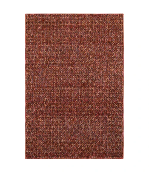 Oriental Weavers Area Rug Atlas 8048K Red 1'10" X  3' 2"