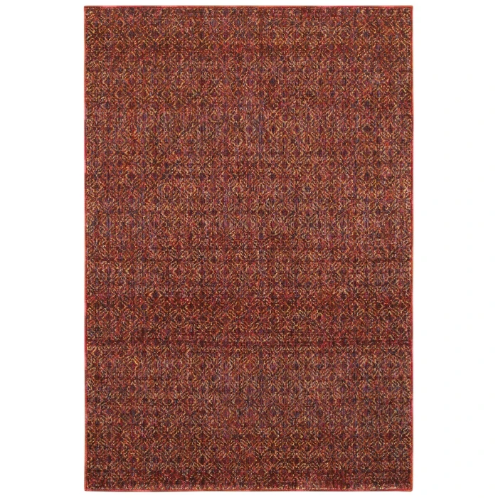 Oriental Weavers Area Rug Atlas 8048K Red 10' 0" X 13' 2"