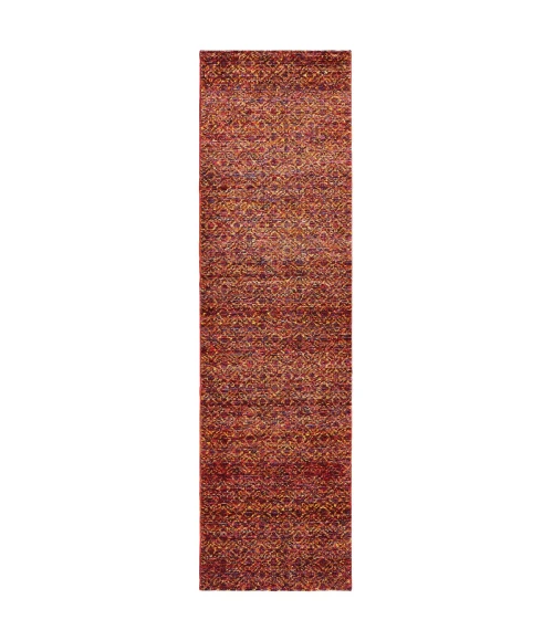 Oriental Weavers Area Rug Atlas 8048K Red 2' 6" X 12' 0" Runner