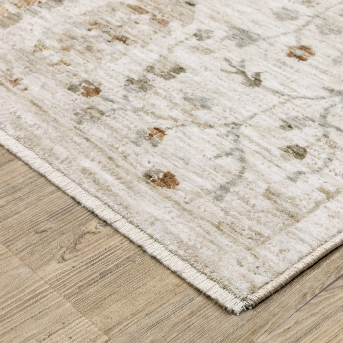 Oriental Weavers AVALON Ivory AVA01 9ft.10in. X 12ft.10in. Rect. Rug