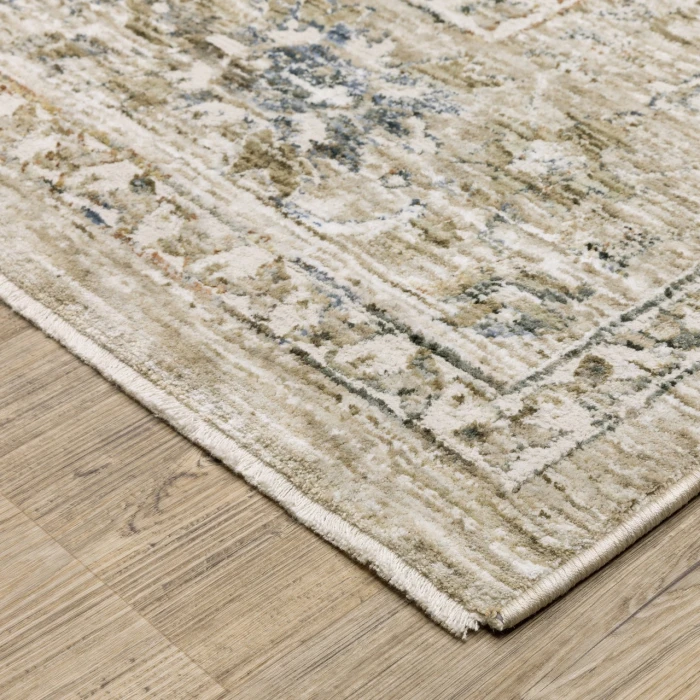 Oriental Weavers AVALON Beige AVA02 9ft.10in. X 12ft.10in. Rect. Rug