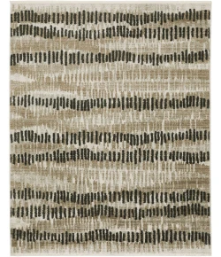 Oriental Weavers Bauer 8120D Beige/ Charcoal 2 Ft. 3 In. X 7 Ft. 6 In. Runner Rug
