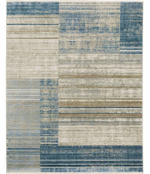 Oriental Weavers BAUER 90b Blue/Beige Rug 9'10X12'10