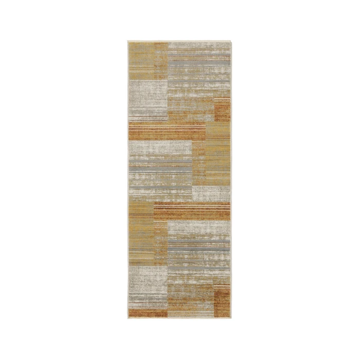 Oriental Weavers BAUER 90r Rust/Gold Rug 5' 3X7' 6