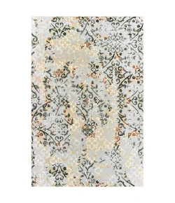 Oriental Weavers Bowen 108W2 Grey/ Gold Area Rug 3 ft. 10 in. X 5 ft. 5 in. Rectangle