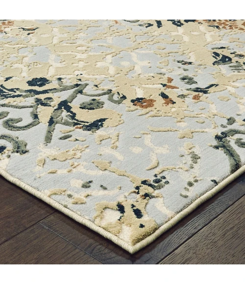 Oriental Weavers Area Rug Bowen 108W2 Grey 2' 3" X  7' 6" Runner